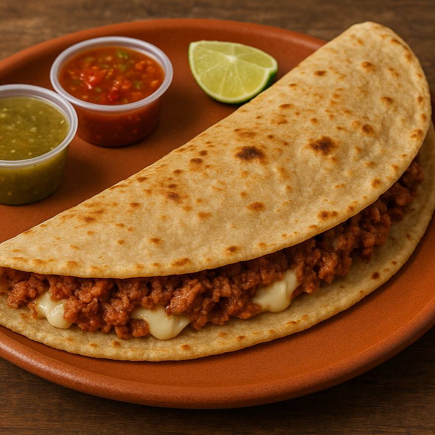 QUESADILLA CON CHORIZO