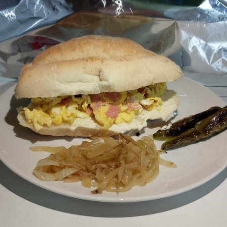 Torta de Jamón con Huevo