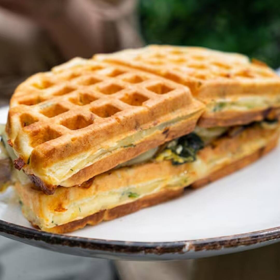 Waffle Salado Champi Waffle