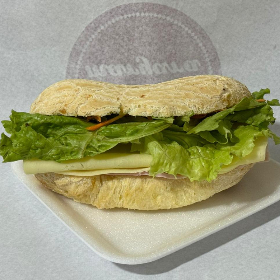 Baguetinha, Presunto e Queijo