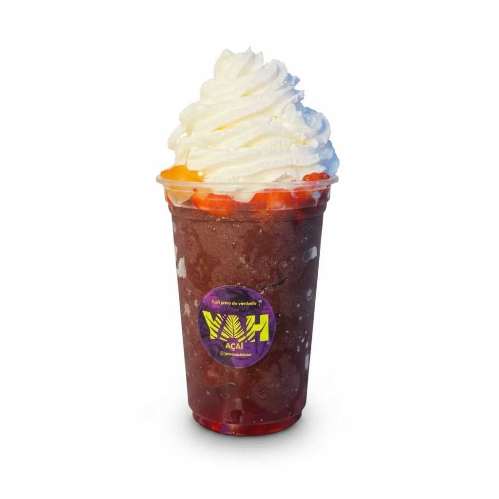 Seu Copo De Açaí Batido Artesanalmente. Com Mais De 10 Opções De Complementos Sem Pagar Adicional.