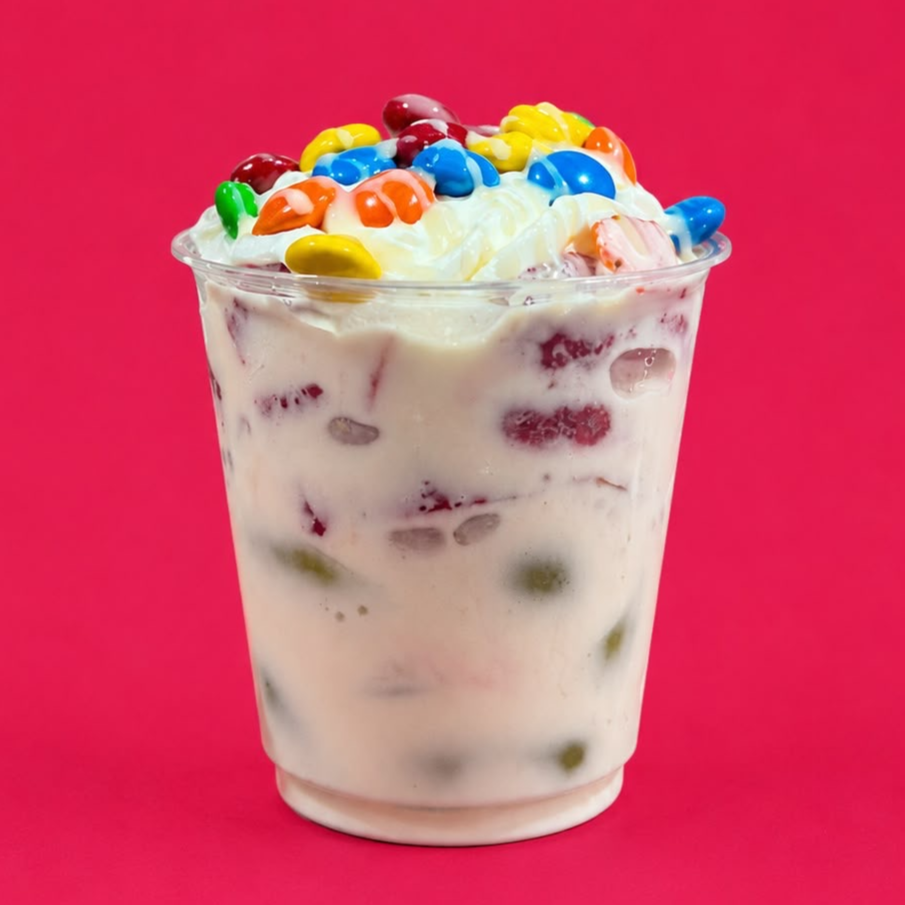 Fresas con Uvas y Crema Chico