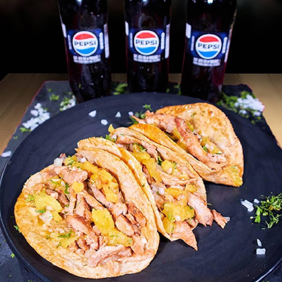 TACOS X3 al Pastor