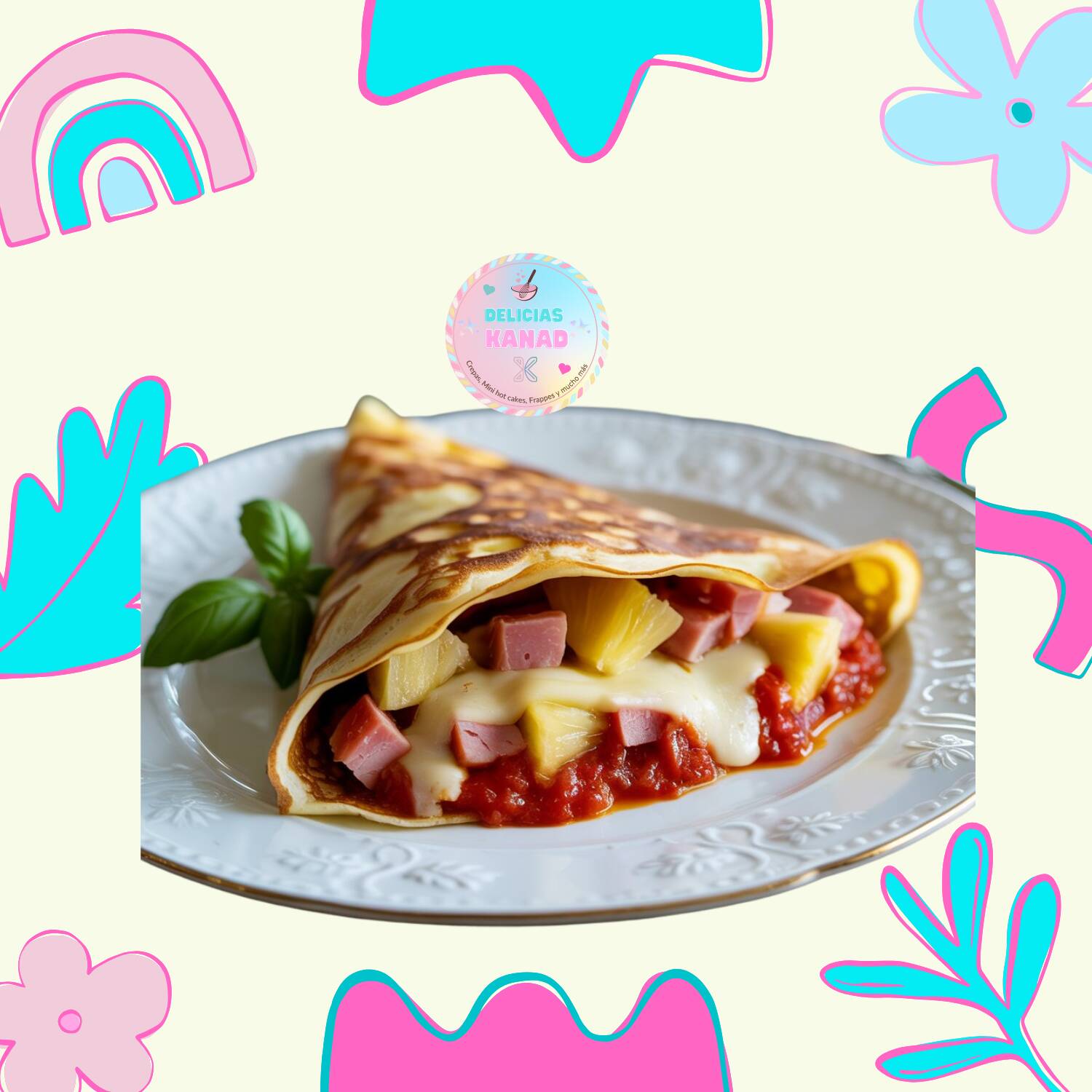 Kanad Crepizza Hawaiana