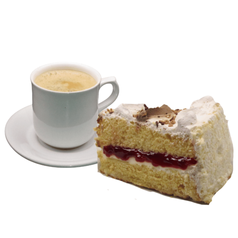 Rebanada de Pastel de Fresa