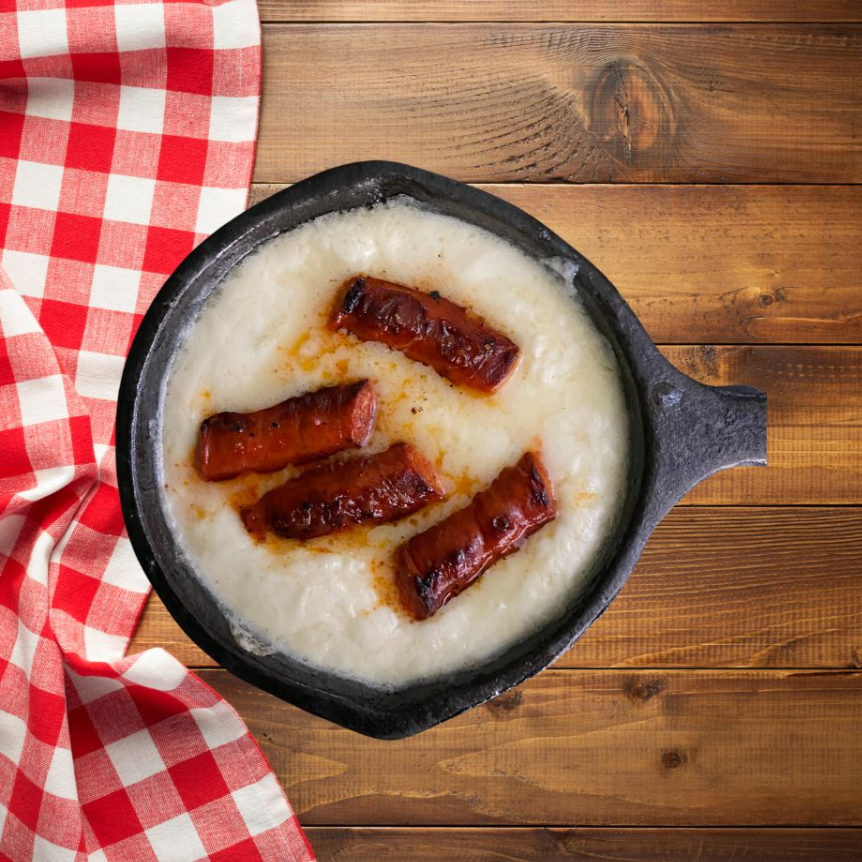 Queso Fundido con Chistorra