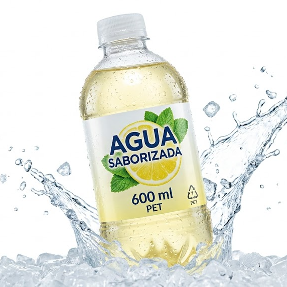 PET Agua Saborizada 600ml