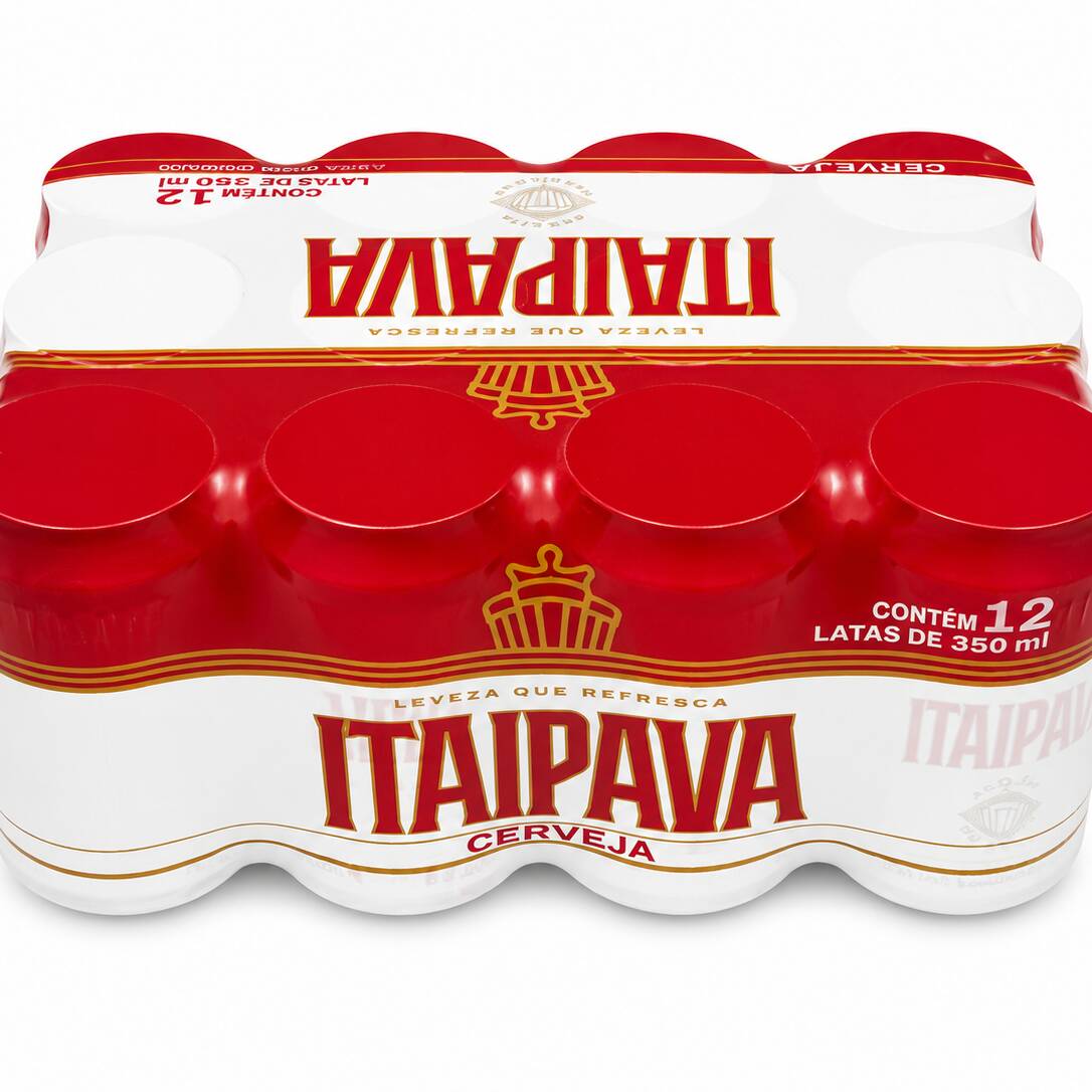 Fardo com 12 latas de Cerveja Itaipava 350 ml. Cerveja leve, refrescante e perfeita para compartilhar. Produto entregue gelado.