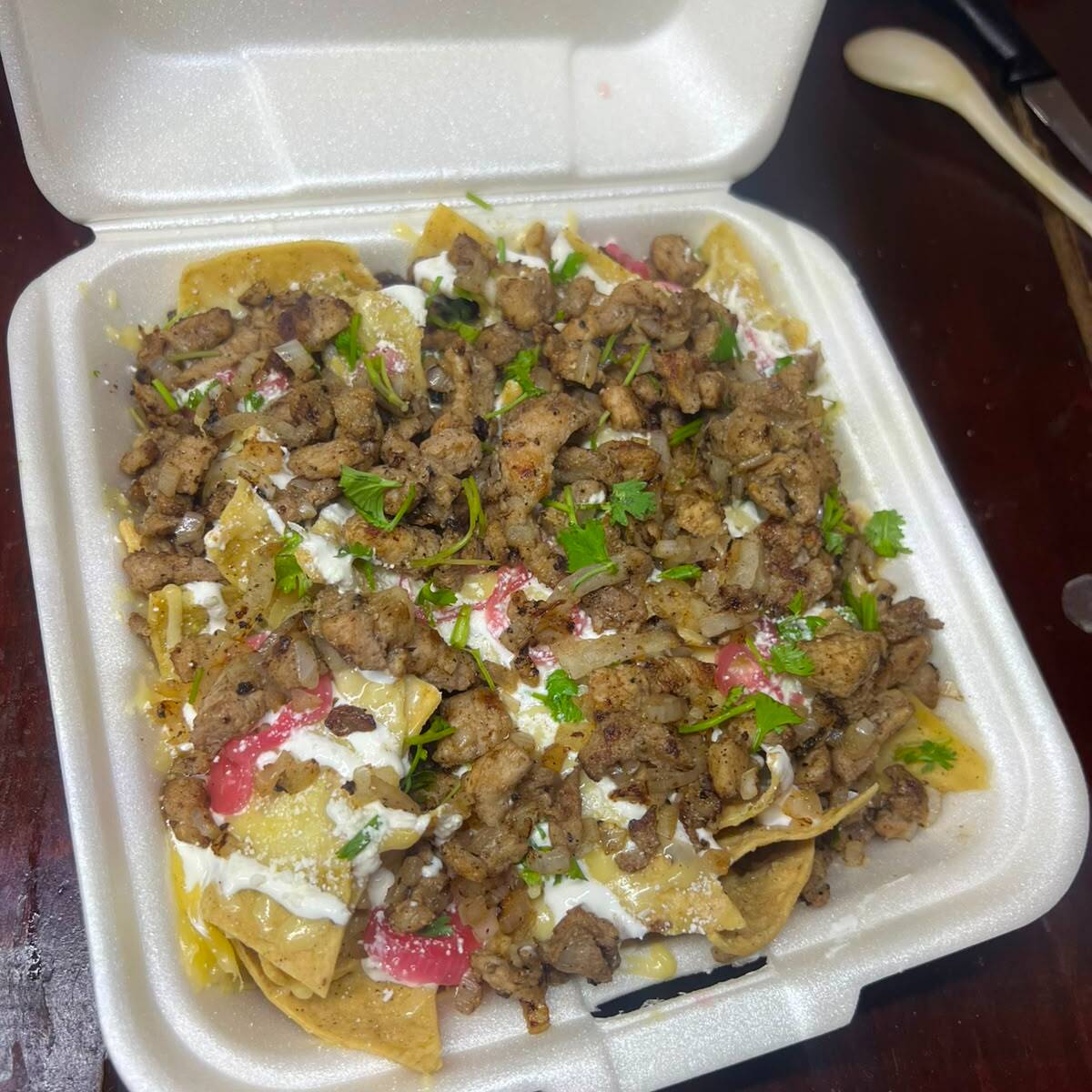 Chilaquiles Verdes con Asado