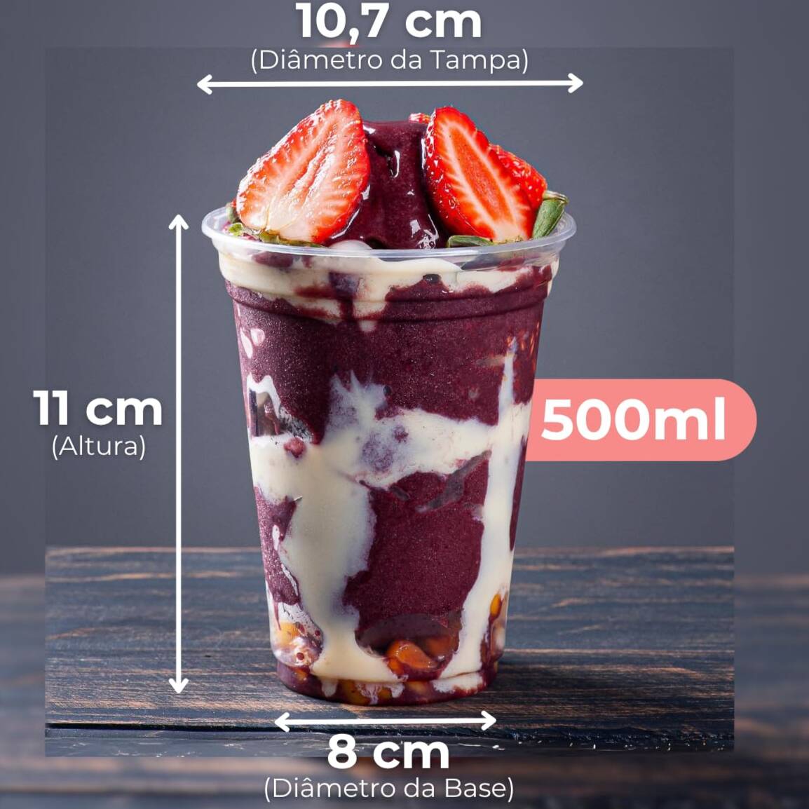 Textura cremosa e sabor marcante. Acompanha base de açaí puro e os complementos que você escolher nas etapas do pedido. Embalagem segura que chega geladinha até você!