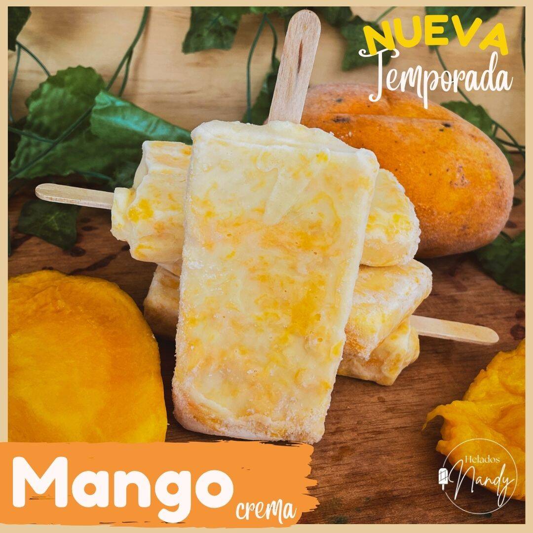 Paleta de Crema de Mango