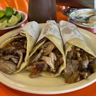 Taco Oriental con Queso