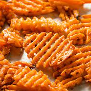 papas waffle 100 grs peso en crudo