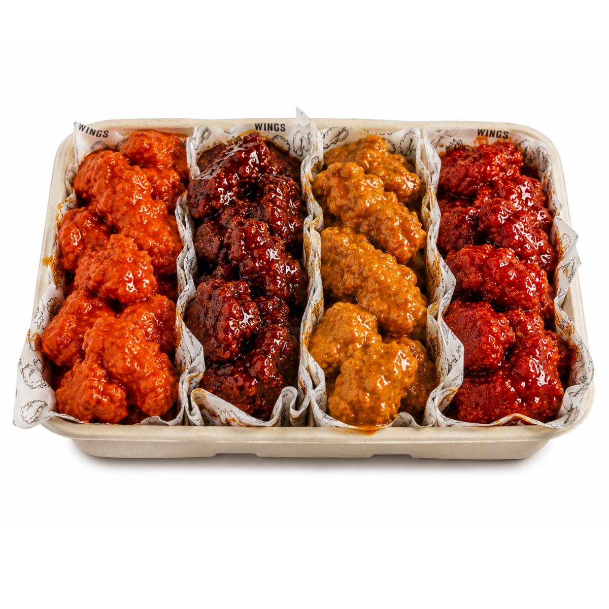 Boneless 1 Kg en 4 Salsas