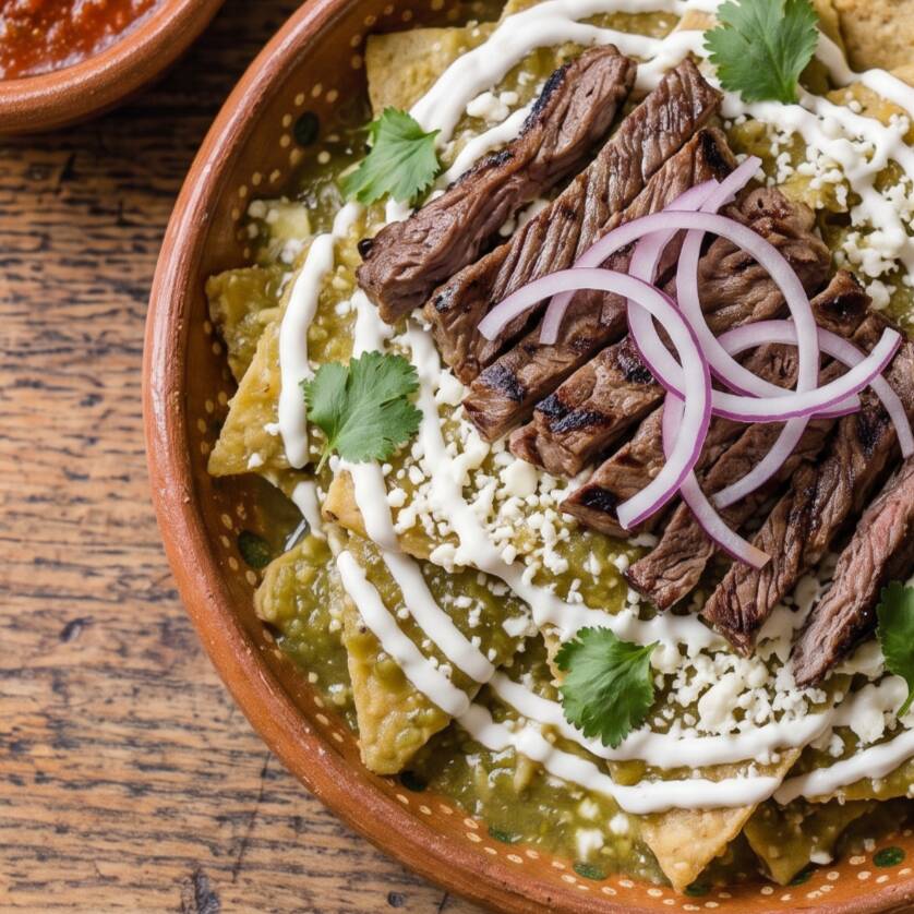 Chilaquiles con Cecina