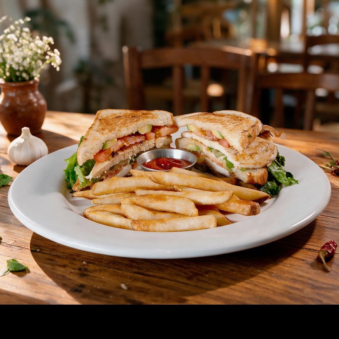 Club sandwich mexicano