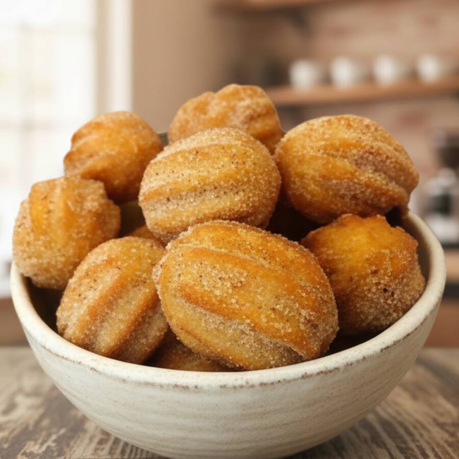 10 mini churros doce de leite