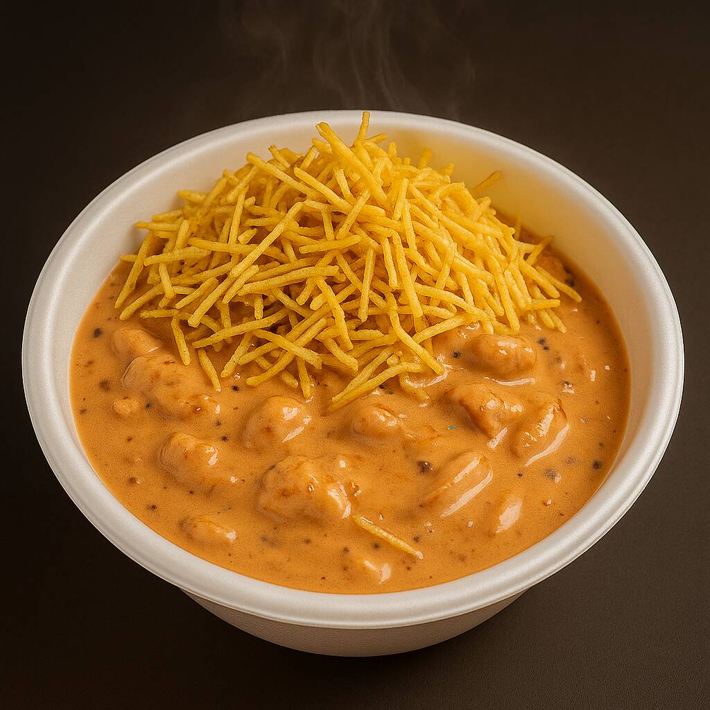 Acompanha arroz e batata frita