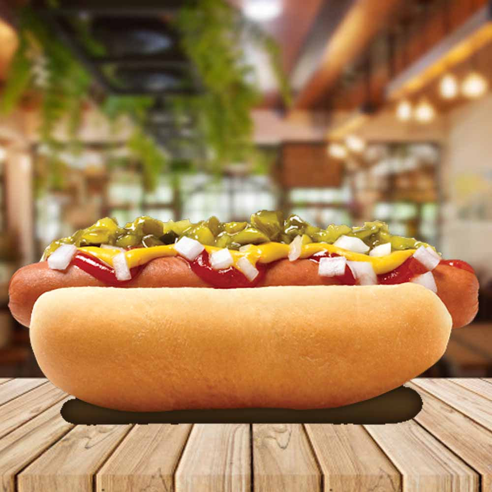 Hot Dog con Salchicha Chica.