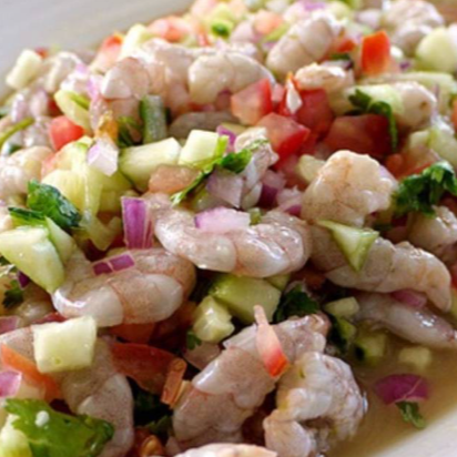 CEVICHE DE CAMARONES