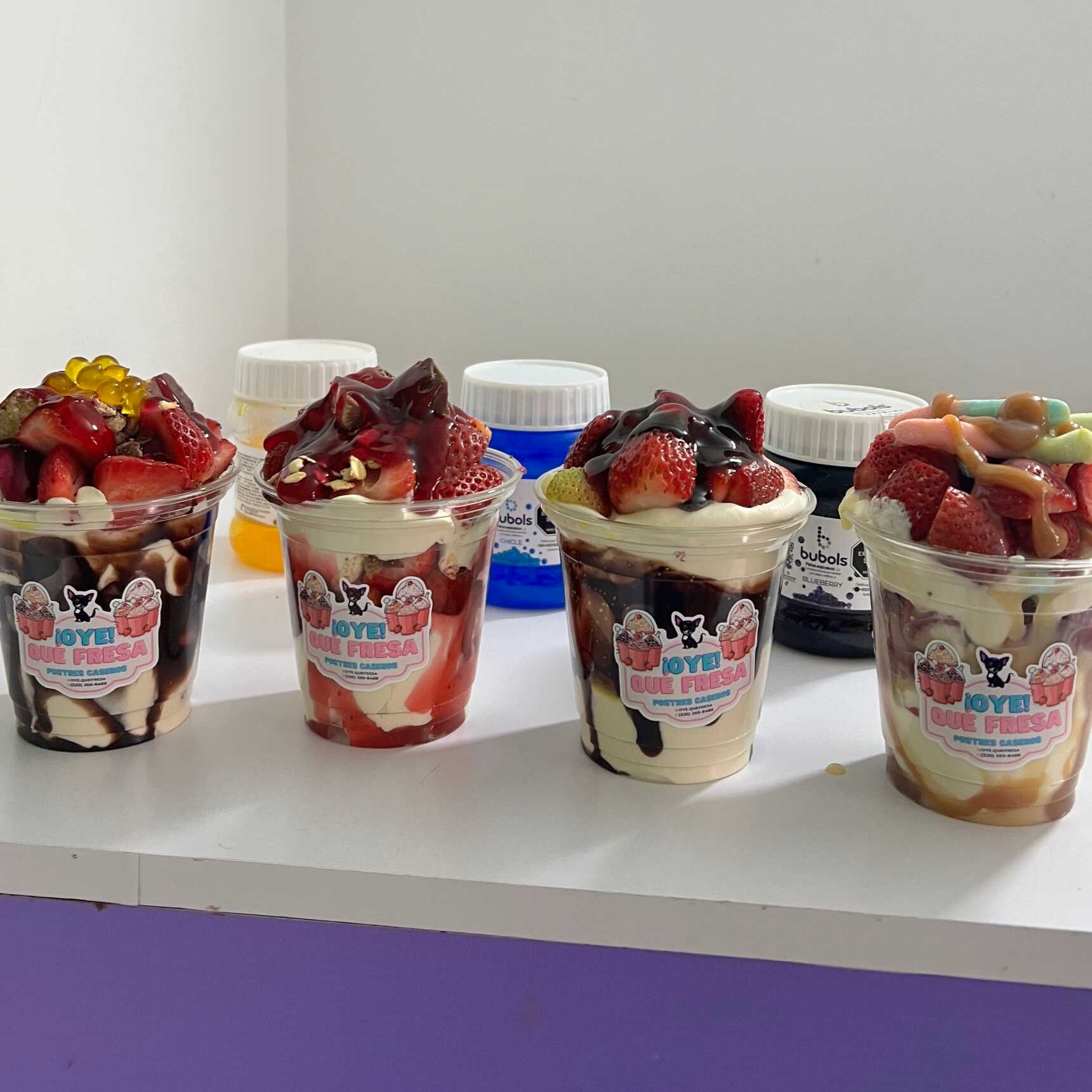 Cuarteto de Fresas Deliciosas