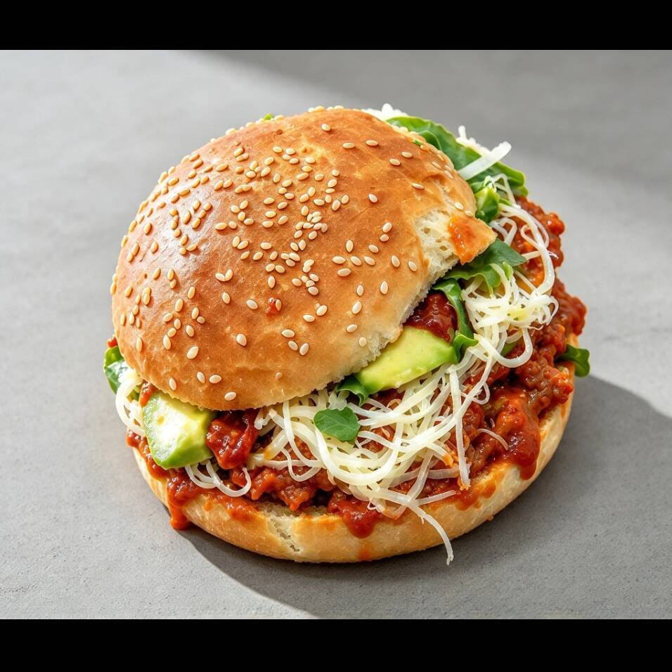 Cemita de Carne Enchilada
