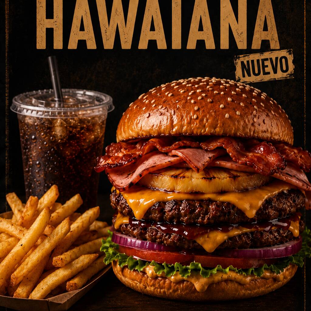 Combo Hambuperrita Hawaiana