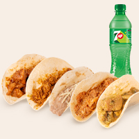Combo 5 Tacos + Refresco