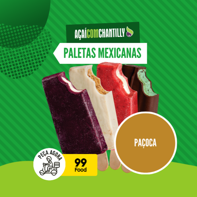 Deliciosa paleta mexicana de paçoca !