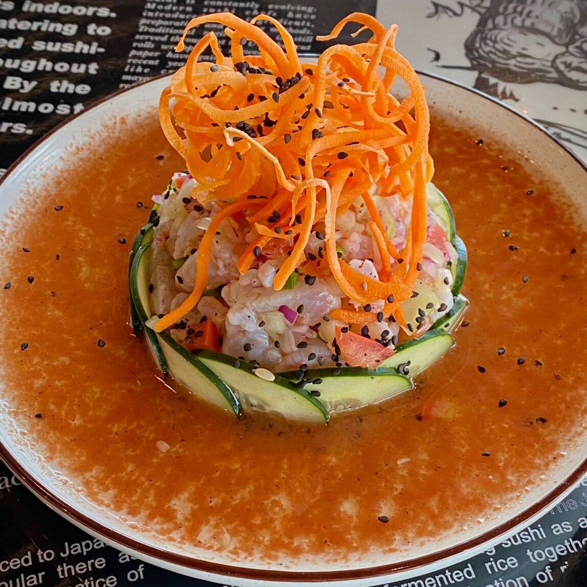 Tostada de Camarón