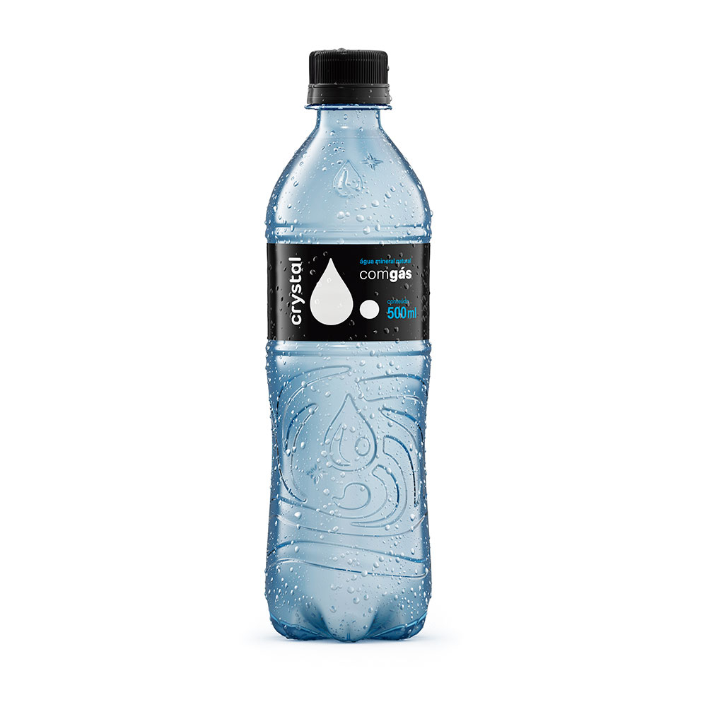 Água Mineral Crystal com Gás 500ml