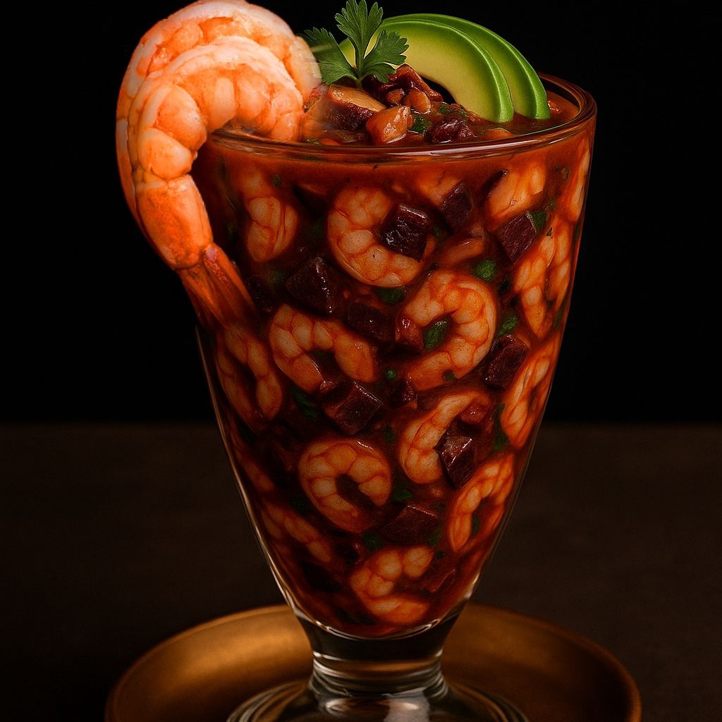 Coctel de Camaron con Pulpo Mediano