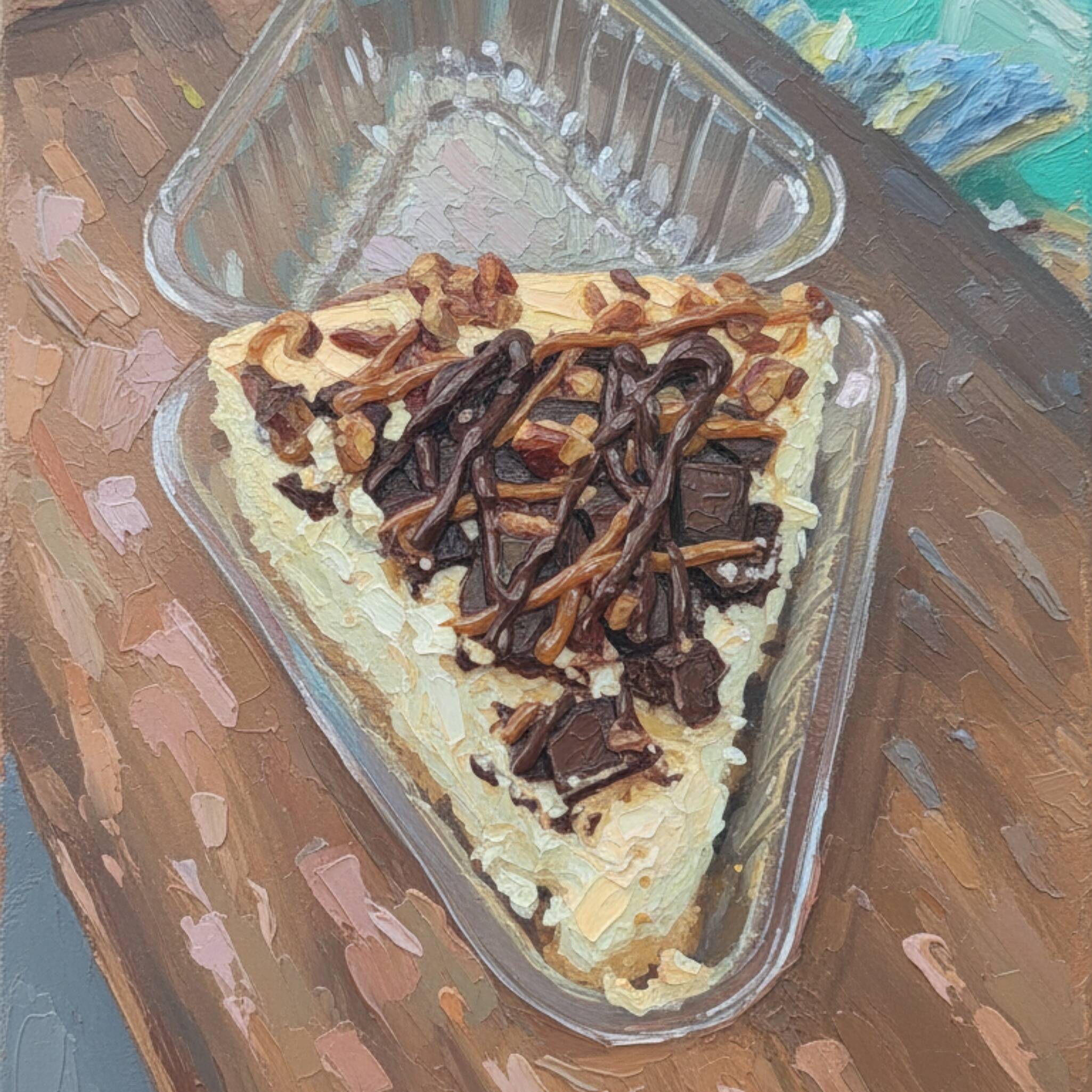 Crepastel de chessecake de tortuga