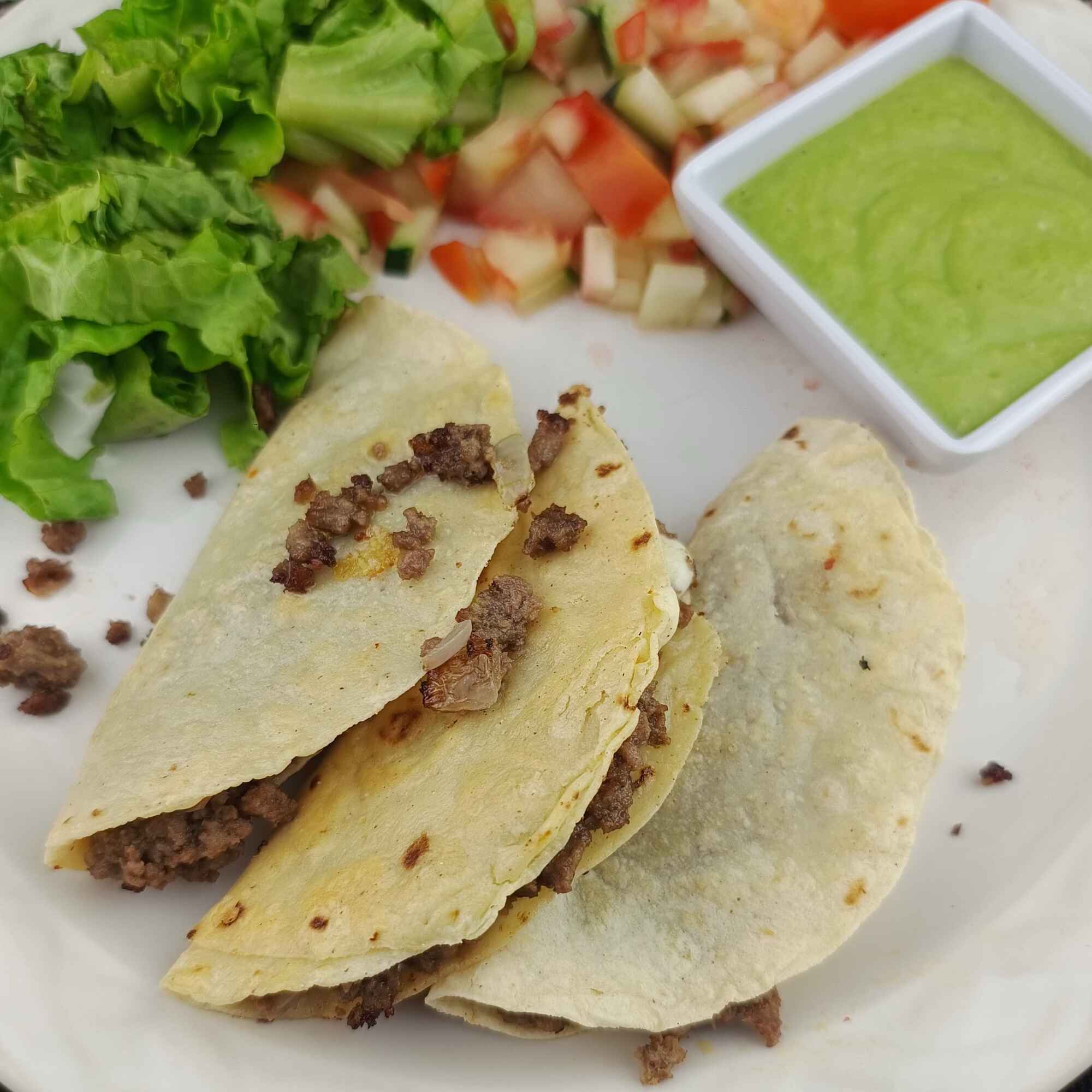 Tacos de Carne Molida