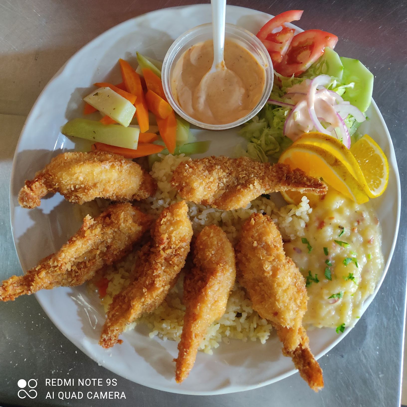 Camarones a la Philadelphia