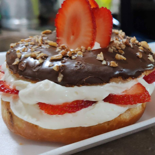 Dona rellena de Nutella