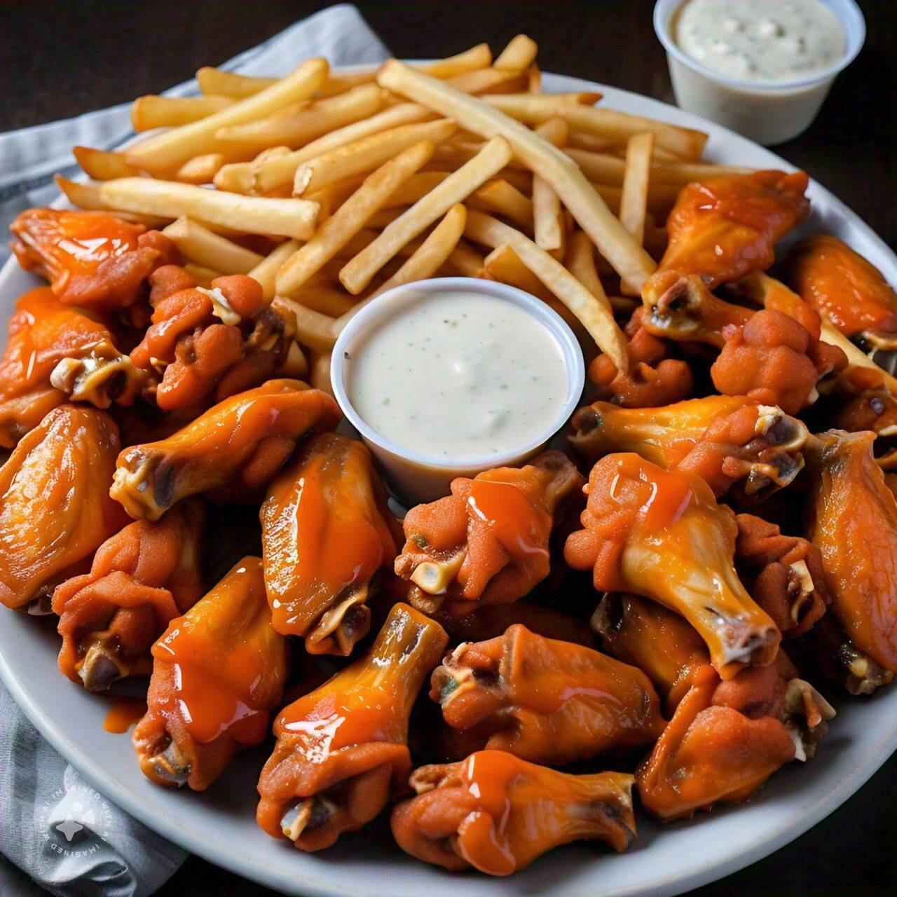 20 Alitas y Papas