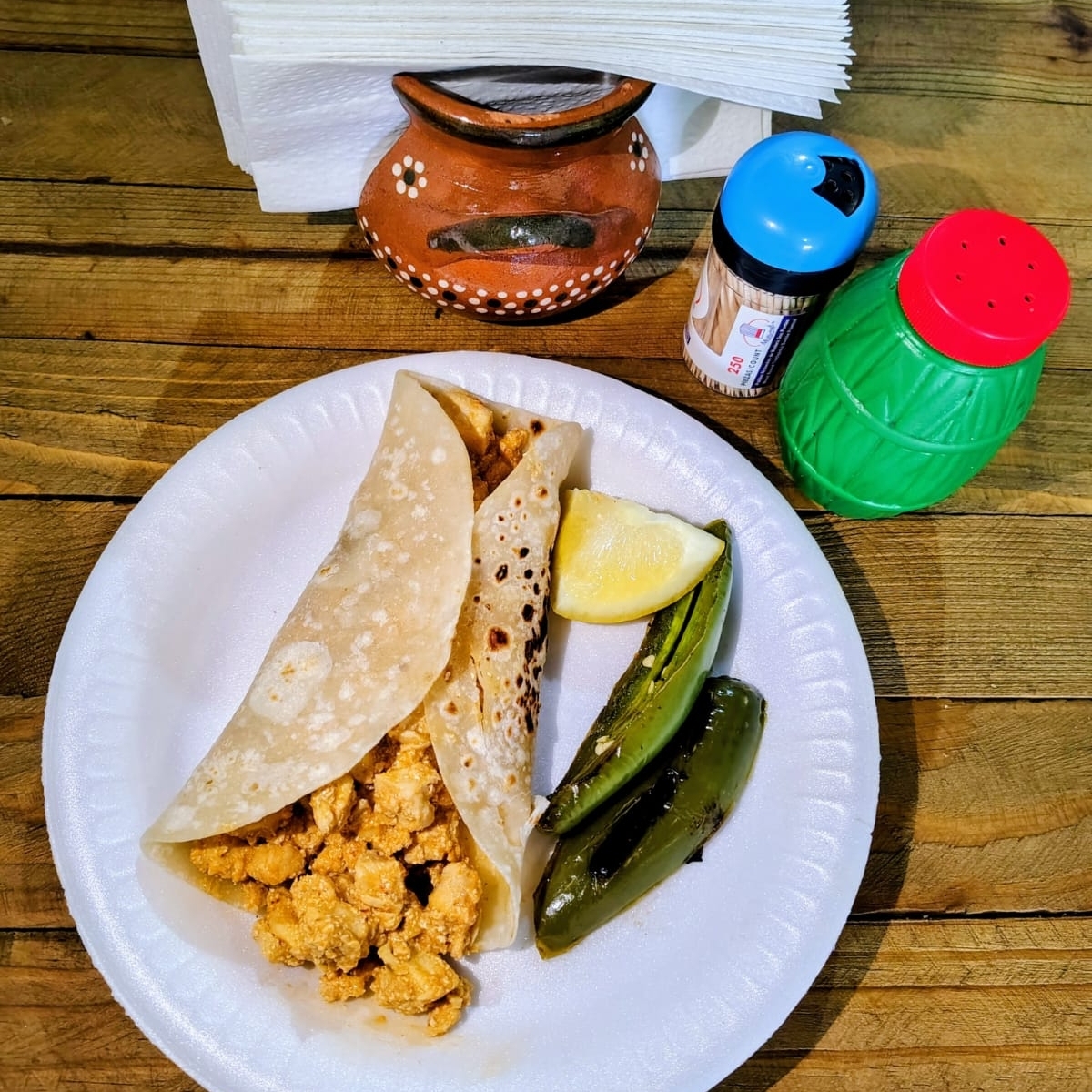Taco de Pechuga de Pollo con Chipotle