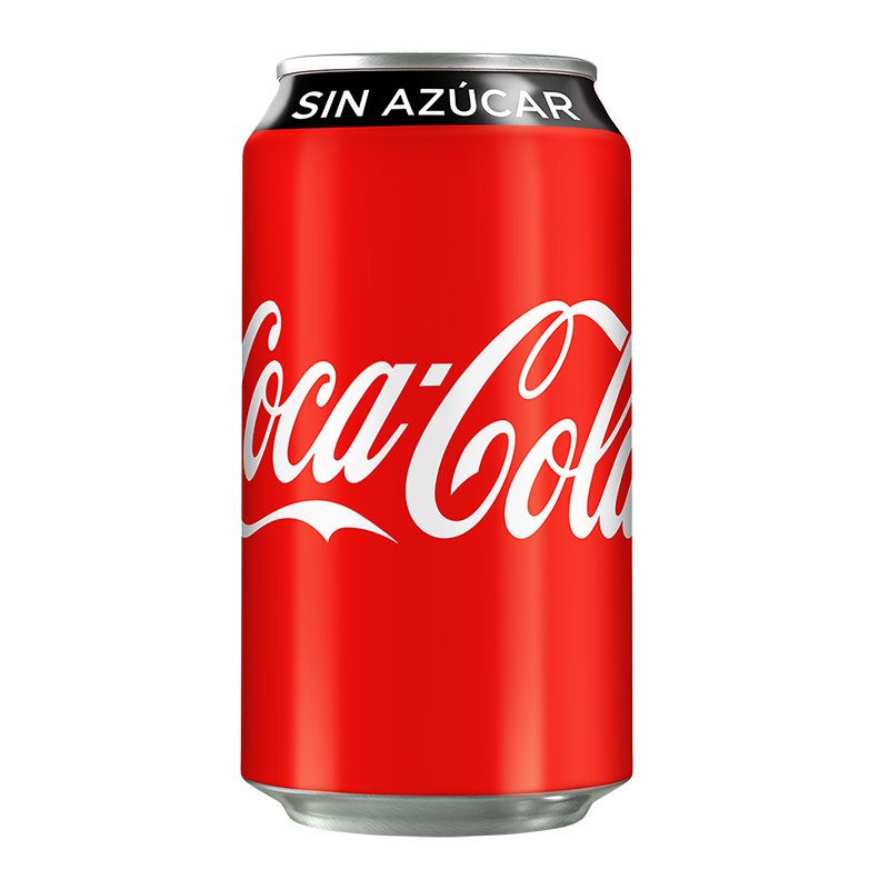 Coca Cola sin azúcar Lata 355 ml
