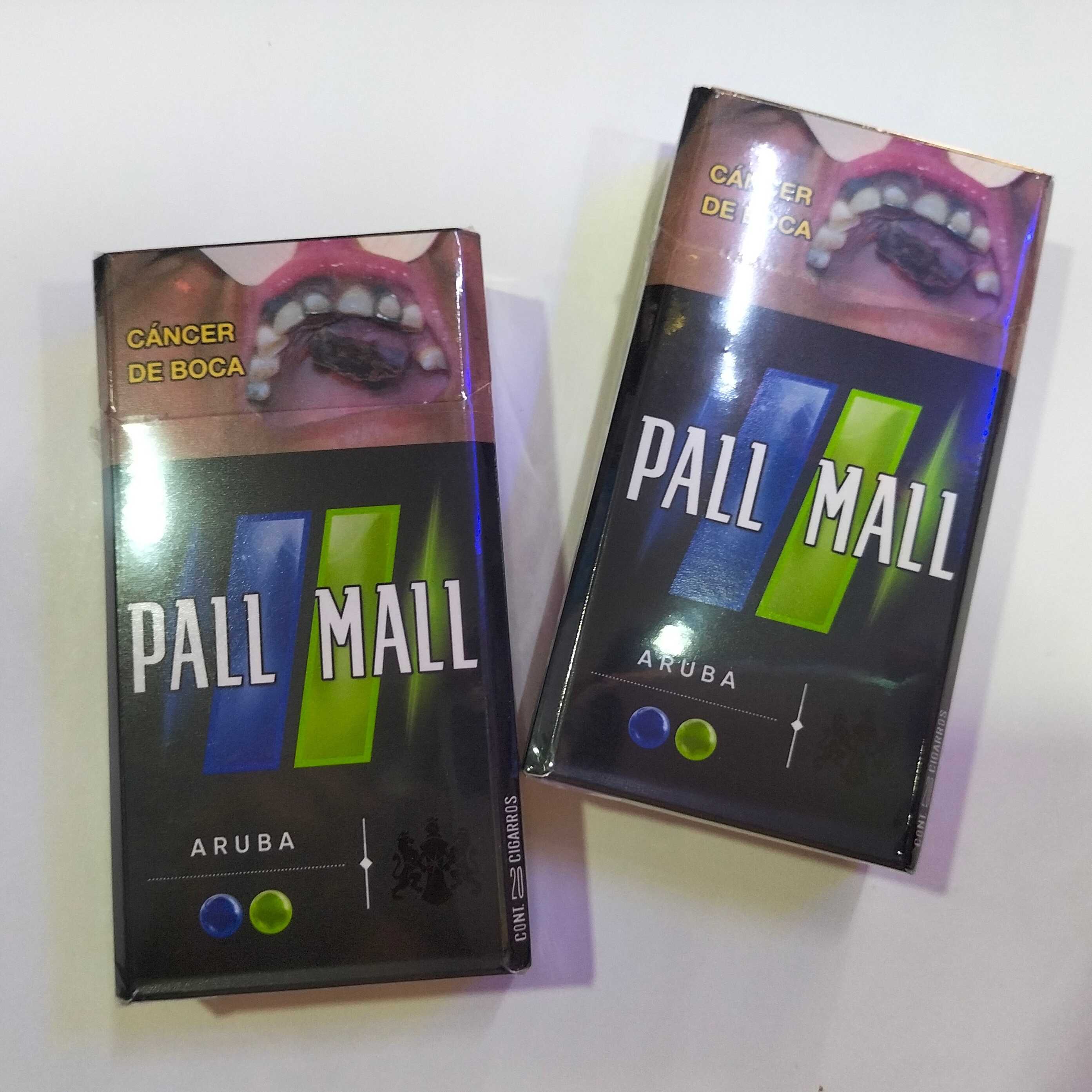 Cajetilla de cigarros Pall Mall Aruba 20pz