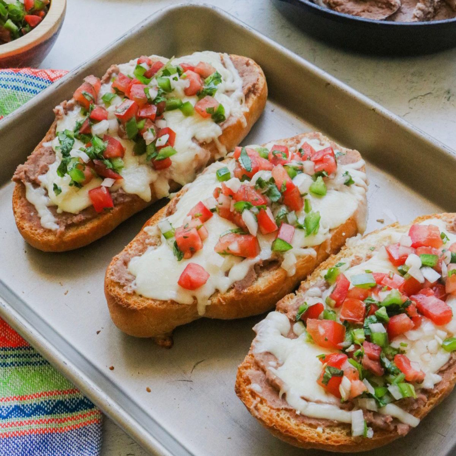 Molletes Deliciosos de Pan Integral