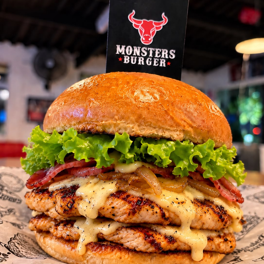 Hamburguesa Pollo Doble