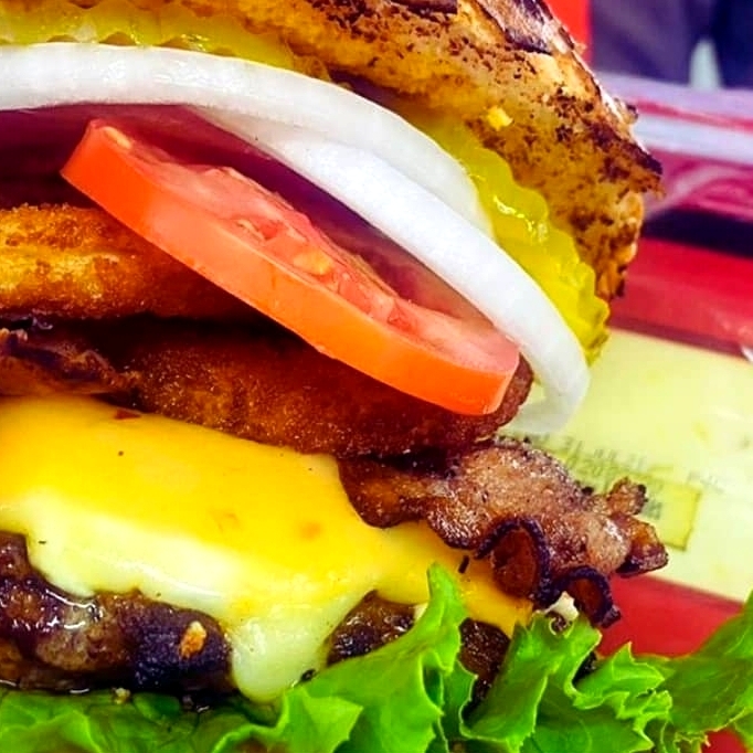 Hamburguesa Funes Mori + Papas a la Francesa
