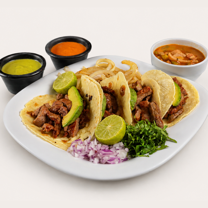 Orden de 4 Tacos de Arrachera