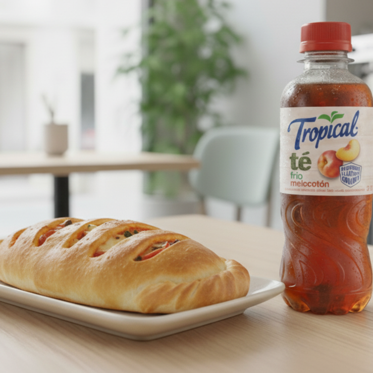 1 Calzone más Té Tropical 250 Ml