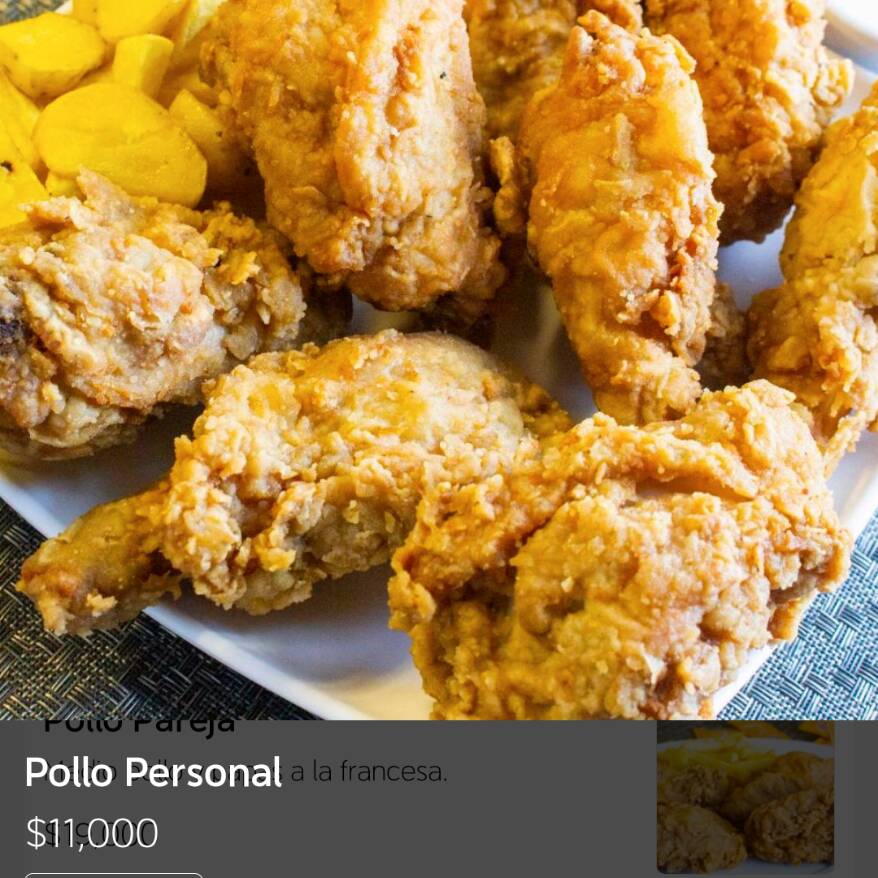 3/4 POLLO BROASTER
