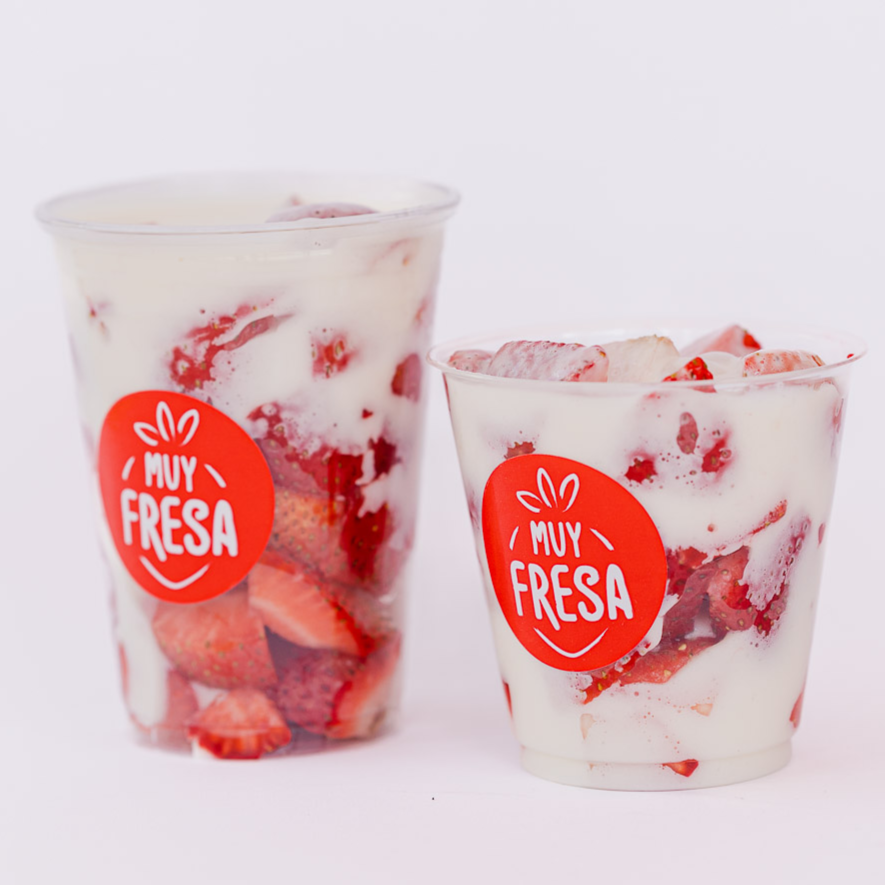 Fresas con Crema Grande