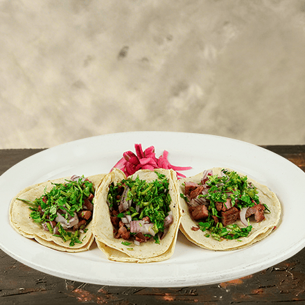 Orden de tacos de bistec