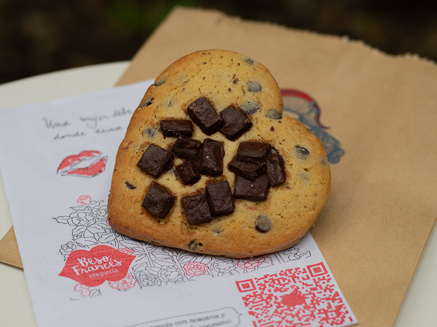 Galleta Corazón Chocochips