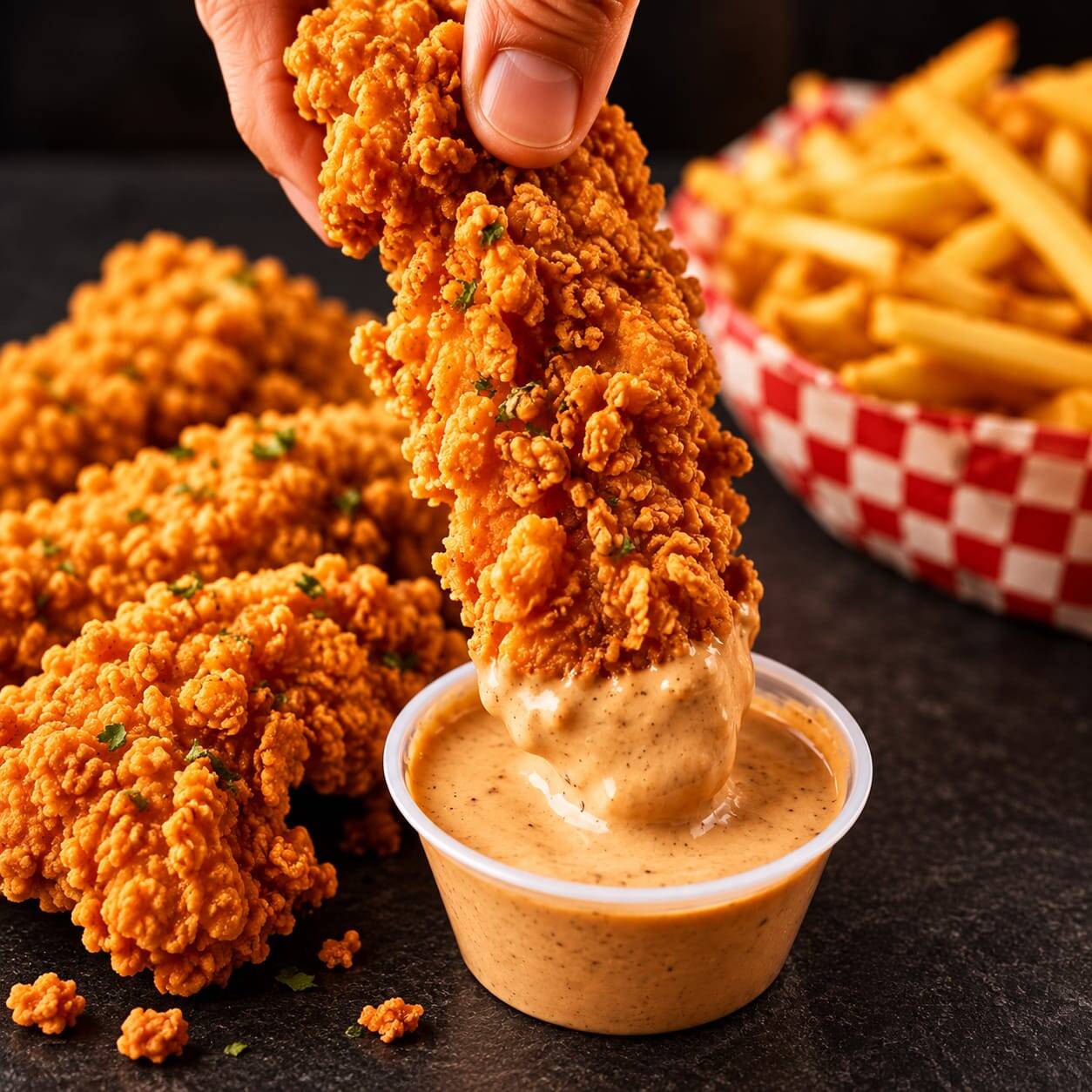 4 Tenders fuego & pluma